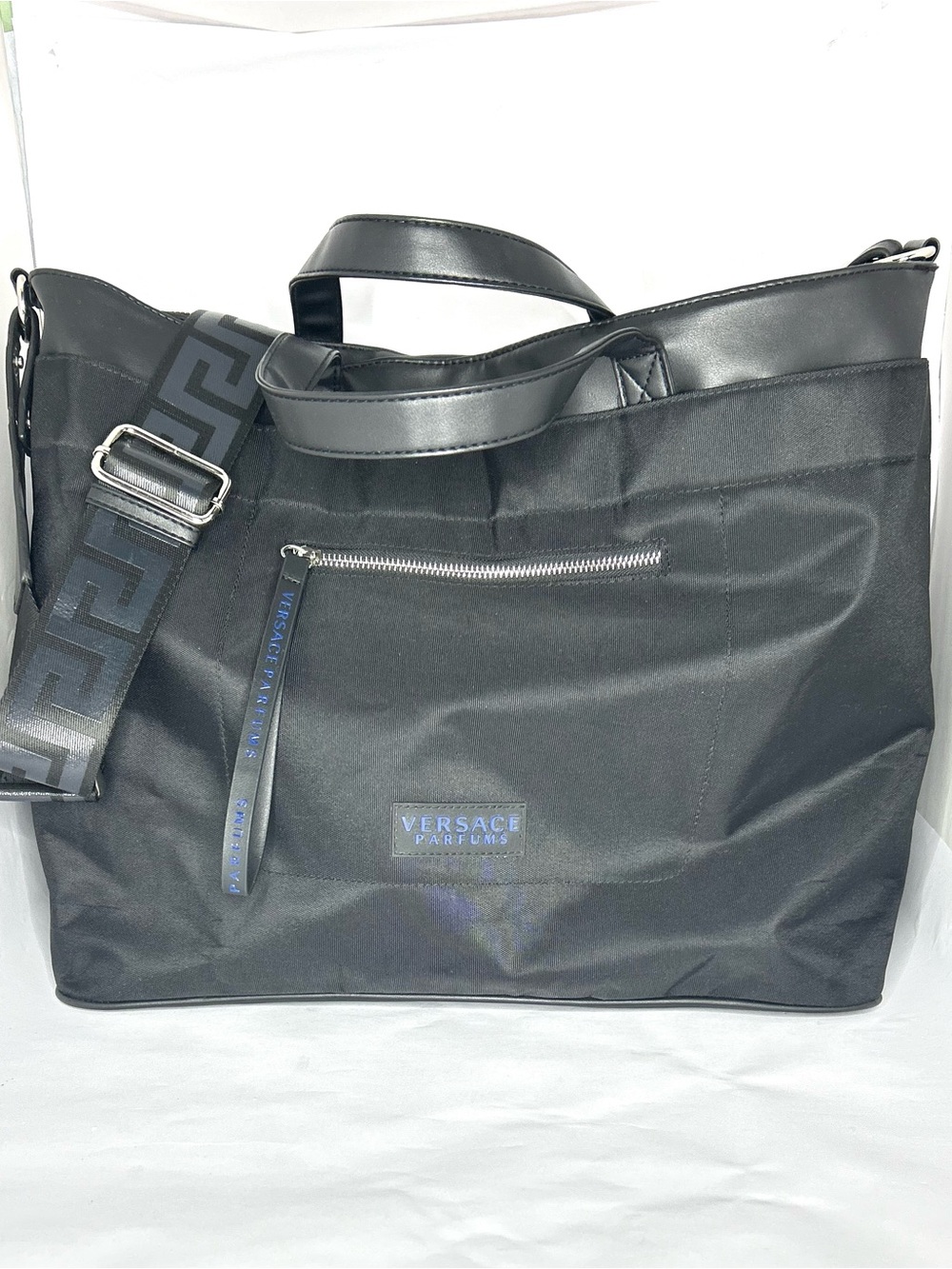 🖤 Versace Parfums Nylon Weekender Tote ✈️